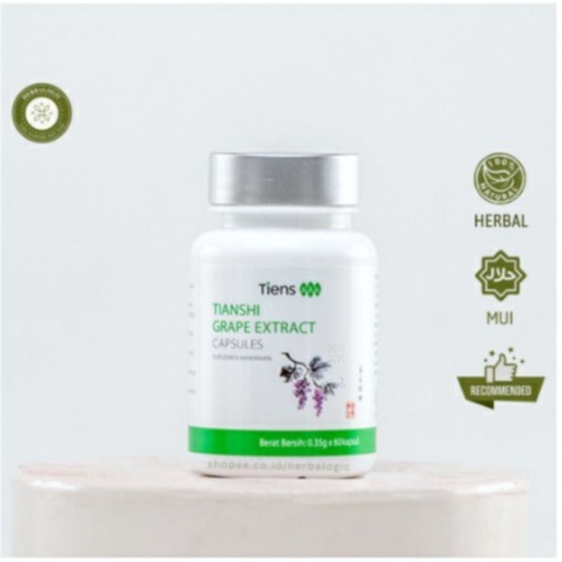 Tiens Grape Extract Original/Pelangsing/Stroke Ringan/Penyempitan