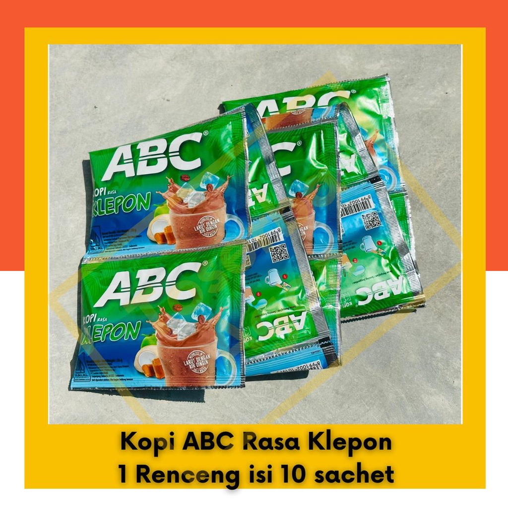 Kopi ABC Rasa Klepon 1 Renceng isi 10 sachet