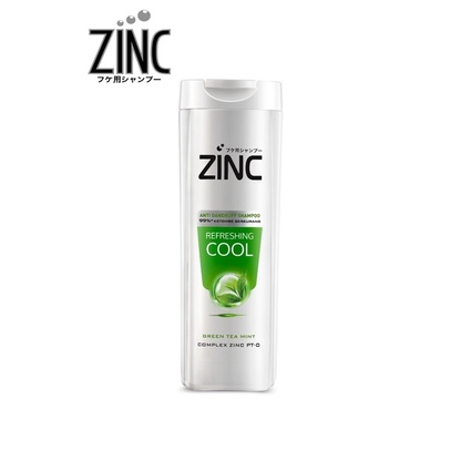 Zinc Shampoo Anti Ketombe Re-Freshing Cool 170 / 340mL