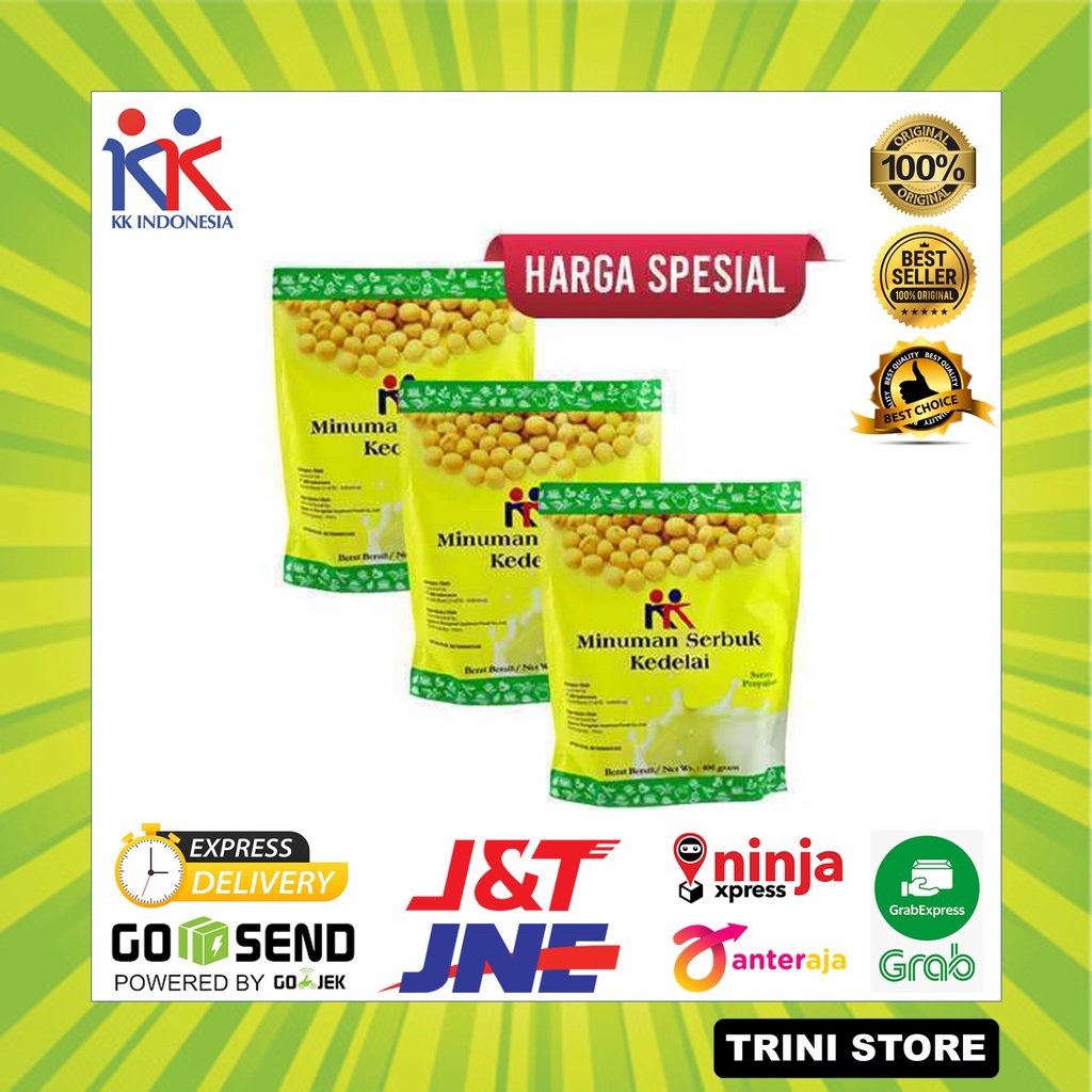 

KK Minuman Serbuk Kedelai Soyabean KK Indonesia Original Susu Kedelai Sebagai Pelengkap Nutrisi Untuk Kesehatan