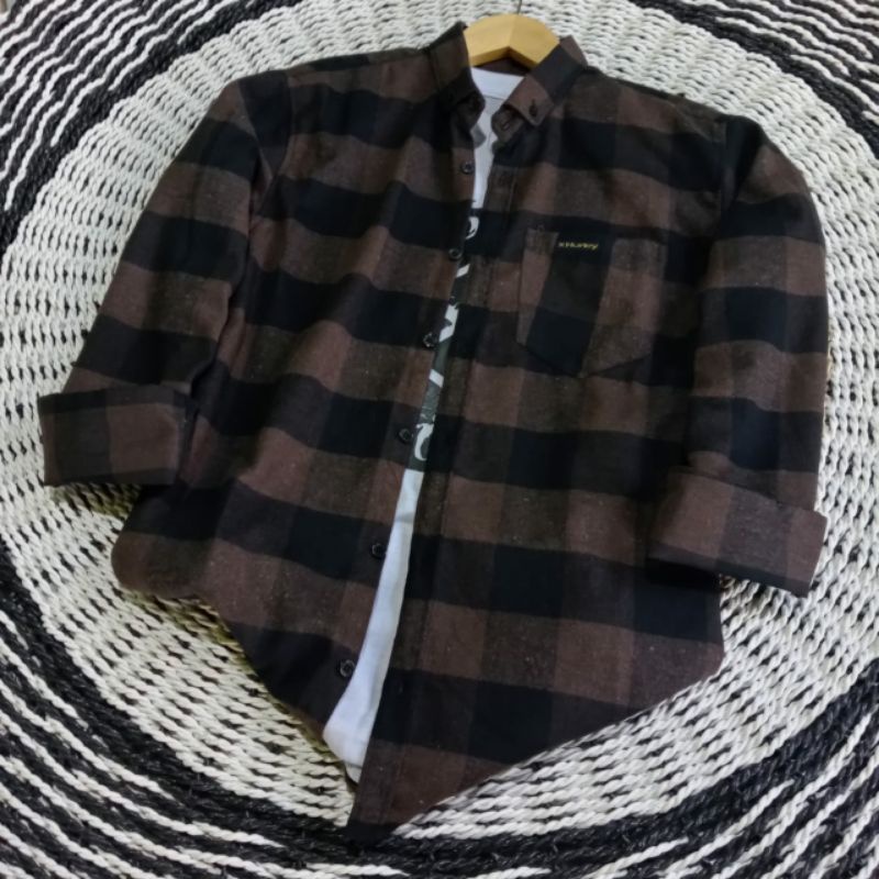 Kemeja Flanel Lengan Panjang Pria Wanita Import Terbaru Motif Kotak Kualitas Premium Fashion Flanel Wanita Terpopuler Flanel Terlaris Flanel Masa Kini Atasan Wanita Baju Wanita Hem Flanel Lengan Panjang Distro Import Kualitas Premium Terlaris Bestseller-L8