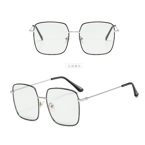 (GS) Kacamata Photocromic Kotak GF46 / Kacamata Frame Kotak Murah / Kacamata 2 in 1