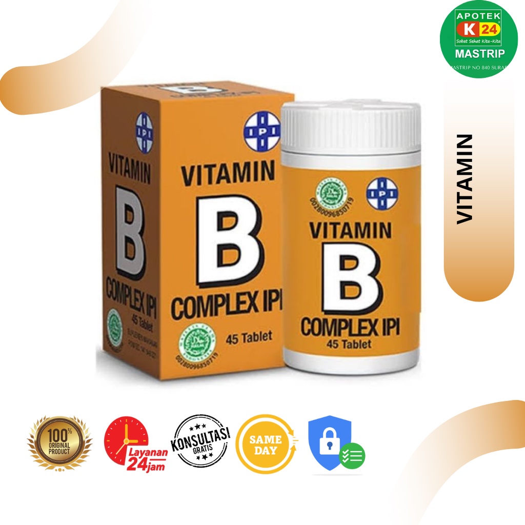 VITAMIN B COMPLEX IPI DEWASA 45 TABLET