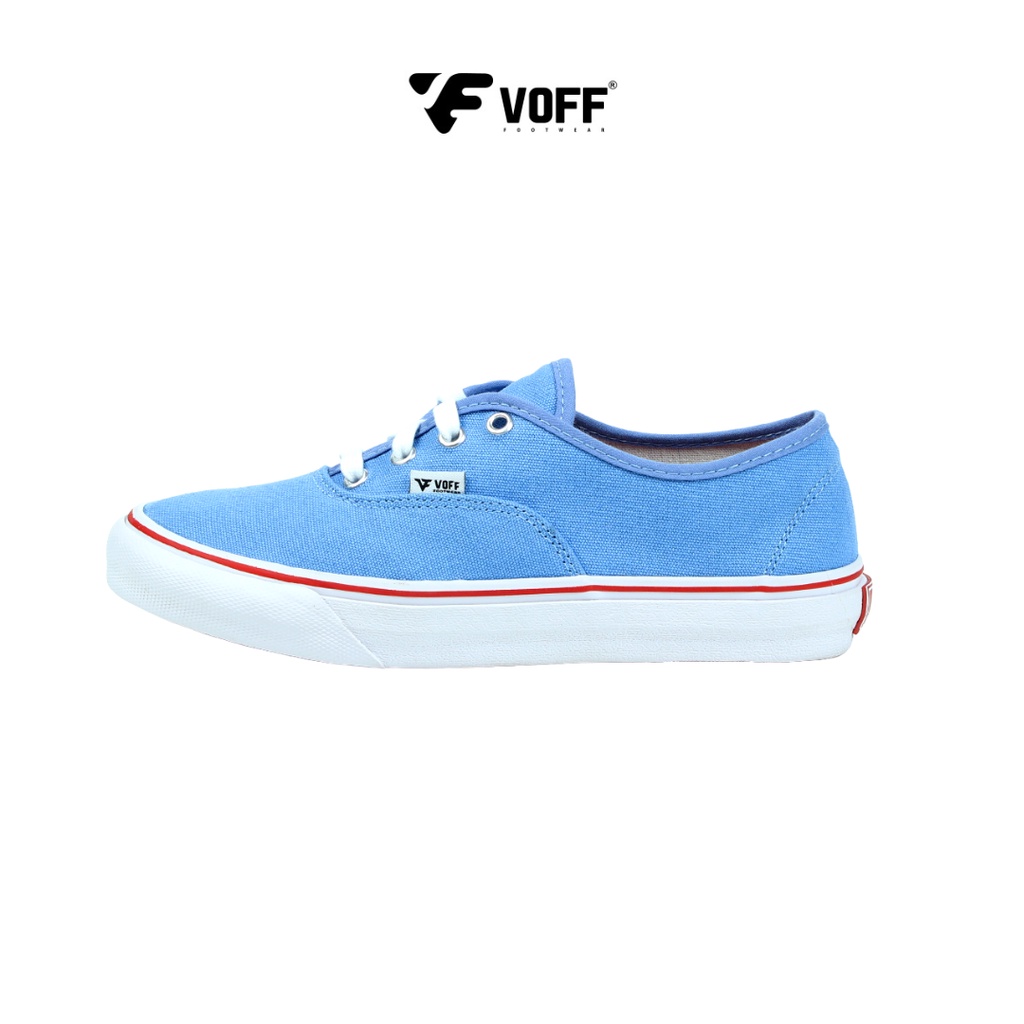Voff - Sepatu Sneakers Pria Wanita Authentic Light Blue