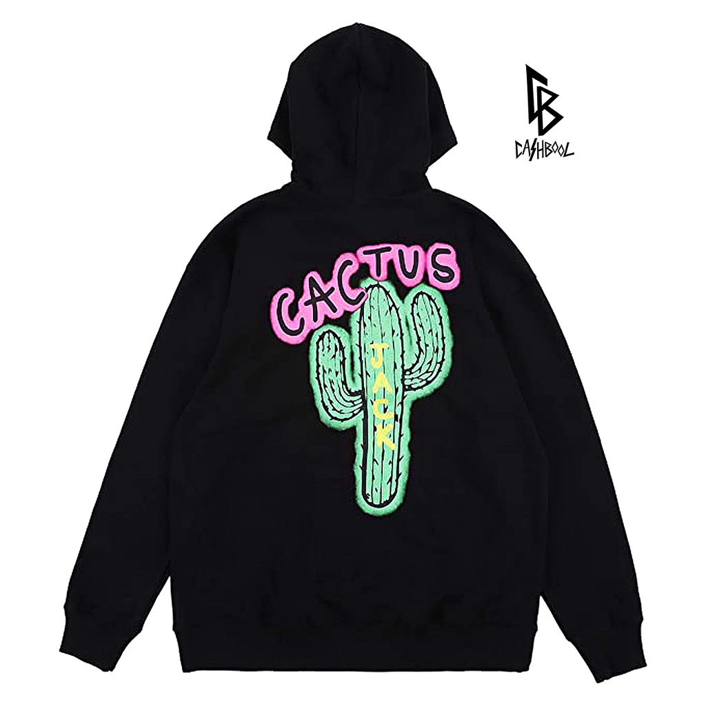 CASHBOOL Hoodie CACTUS Basic Tebal Sweatshirt  Oversize Size M - XXL ( Pria &amp; Wanita )