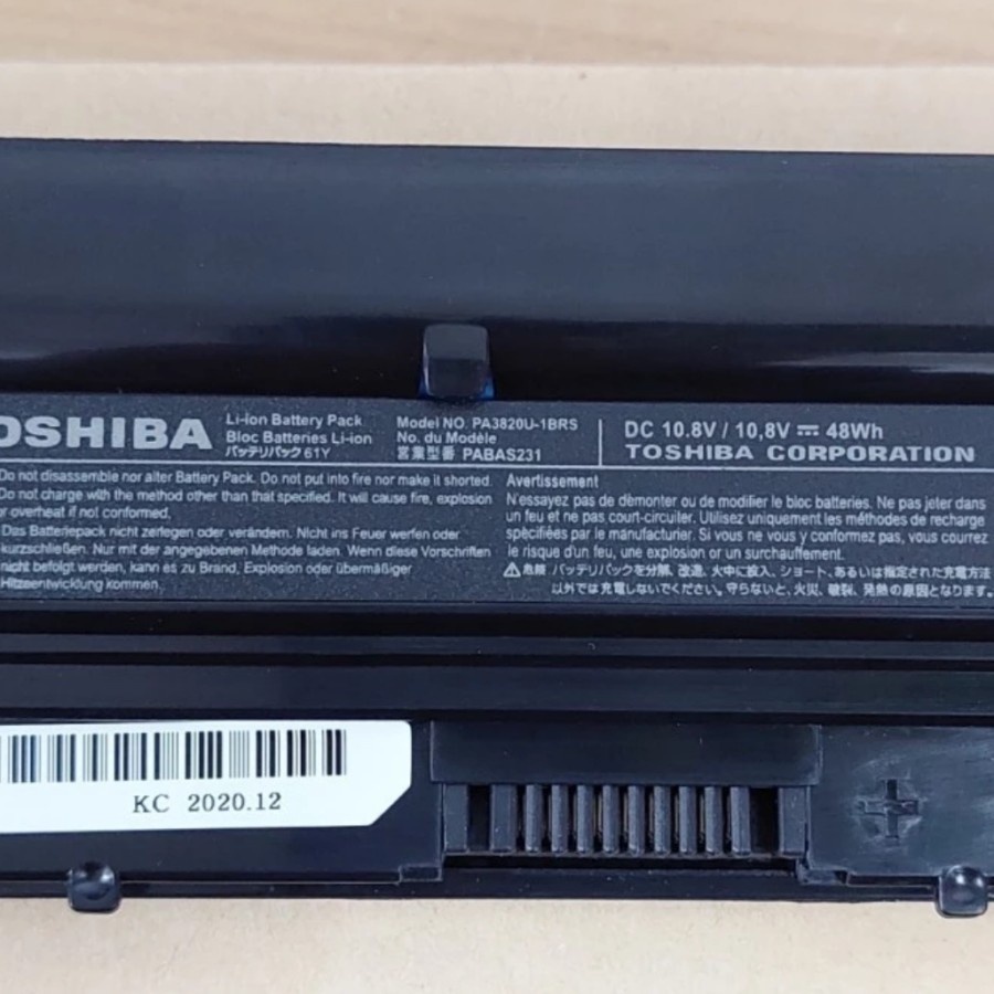 Baterai Toshiba PA3820 NB510 NB520 NB200 T210 NB500 T215