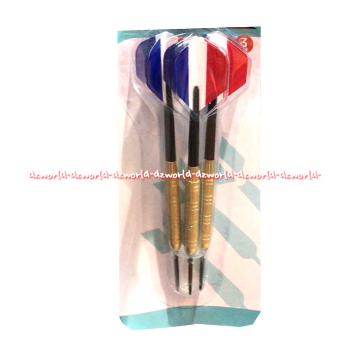 Landstro Steel Dart Set Isi 3 pcs Anak Panah Bendera UK  USA Champ Darts Anak Panahan Motif Flag Bendera Land Stro