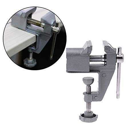 YCT Safety Jaw C-Clip Clamp Meja Capit Alat Kayu Catok Vise Table Penjepit DIY Kerajinan Seni Perhiasan Silver Alumunium Woodworking Carpentry Gadgets