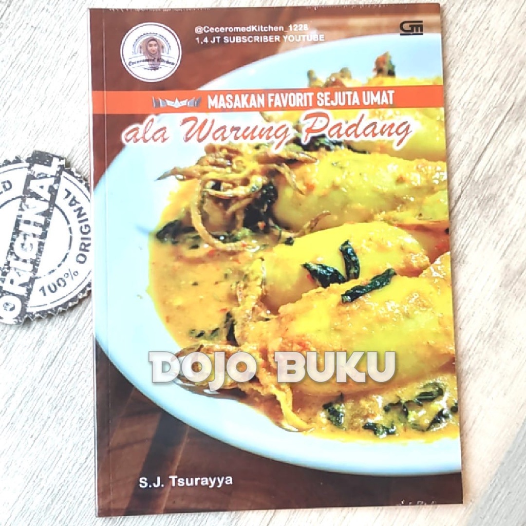 Buku Resep Ceceromed Kitchen – Masakan Favorit Sejuta Umat Ala Warung Padang by S.J. Tsurayya