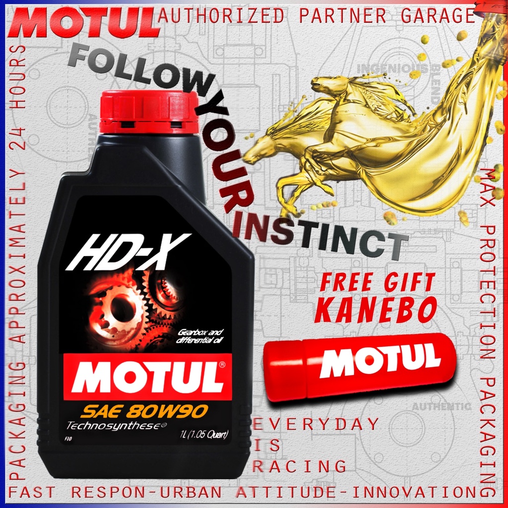 MOTUL HDX 80W90 1L OLI TRANSMISI MOBIL IMPORT BERKUALITAS