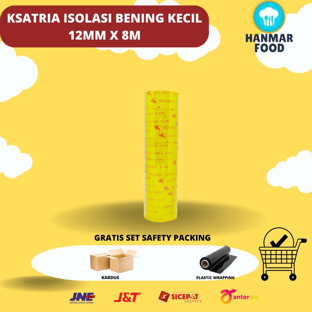 

KS Isolasi Duduk Bening Kecil 12mm x 8M