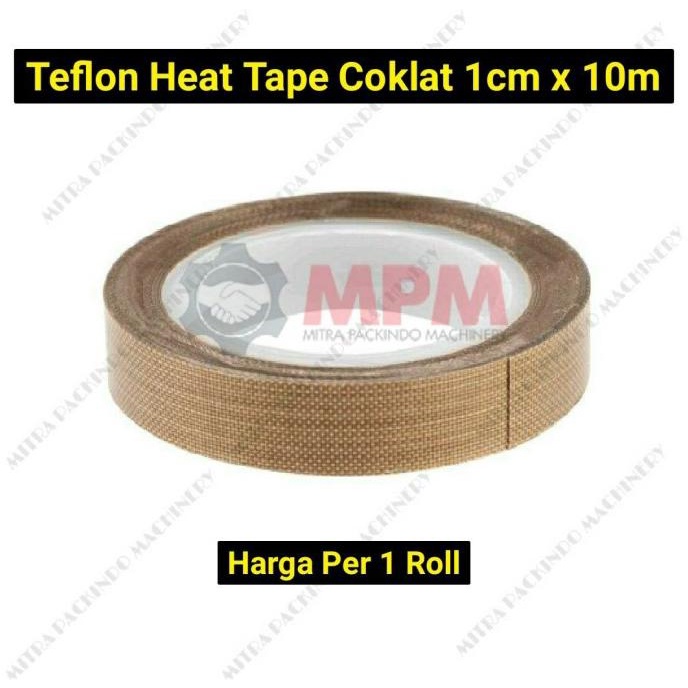 

Teflon Heat Tape Coklat 10mm 1cm x 10m - Isolasi Tahan Anti Panas MURAH