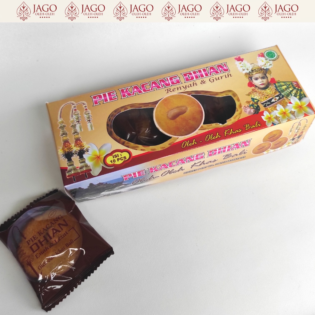 Pie Kacang Dhian isi 10pcs - pie kacang Bali