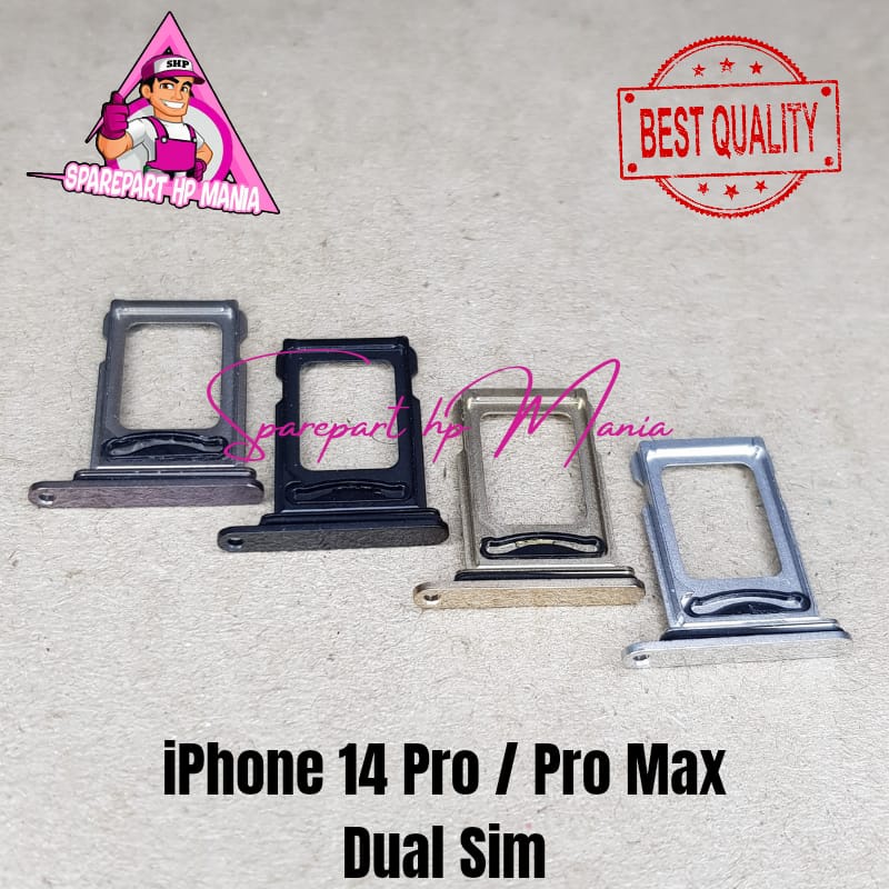 SLOT SIM TRAY IPHONE 14PRO 14 PRO MAX DUAL SIM CARD SIMLOCK TEMPAT SIMCARD SIMTRAY