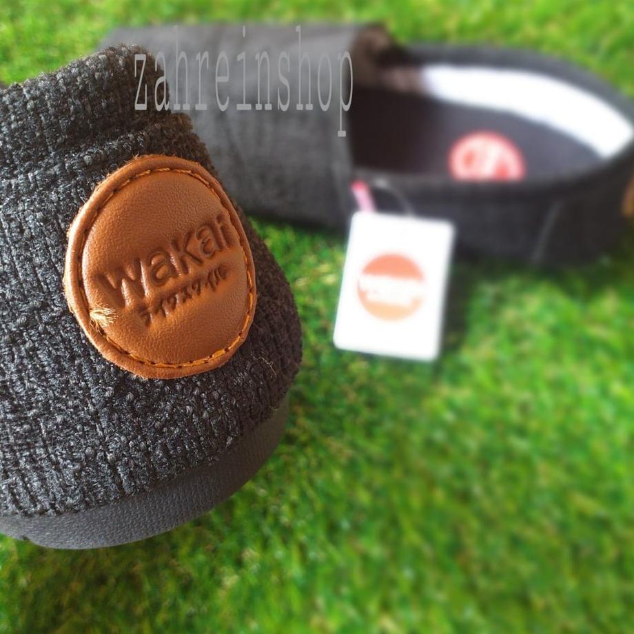 ✨SHOPEE MALL✨ Sepatu Wakai FULL BLACK Pria / Wanita Special EDITION gas 