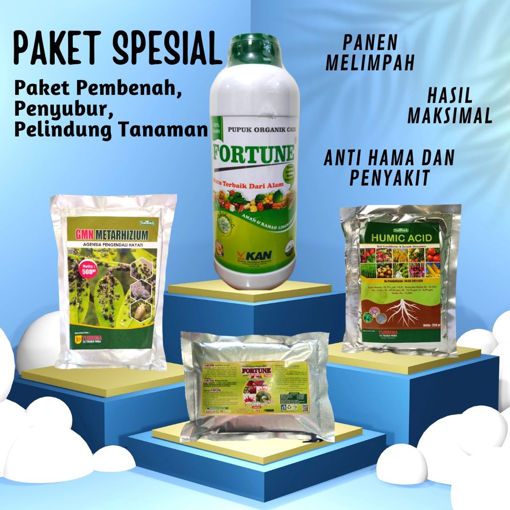 Paket Pupuk 4 Produk, Pupuk Anggur Paket Ekonomis Pembuahan Anggur Cepat Berbuah