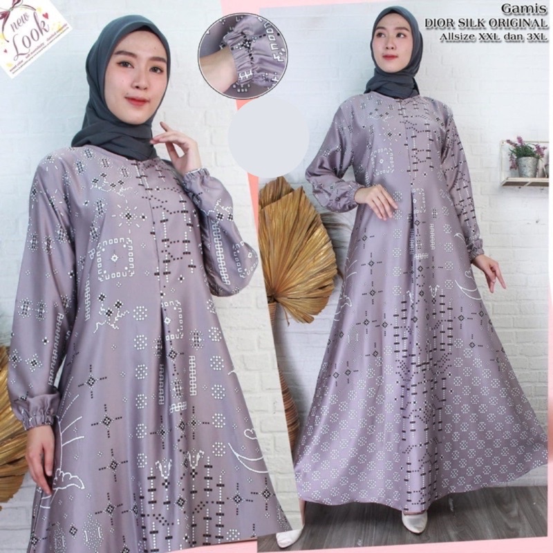 Frayabatik Gamis Maxmara Silky Premium Gamis Laudya Luxury Murah