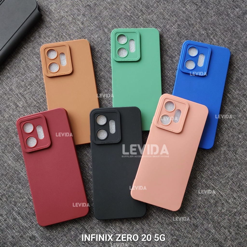 Infinix Zero 20 Softcase procamera Silicon Matte case Infinix Zero 20