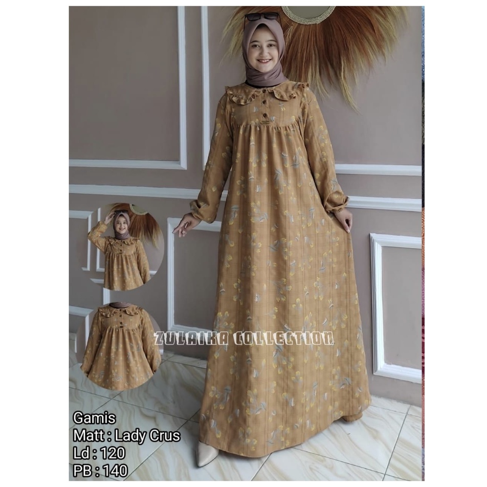 Gamis Wanita Terbaru / gamis Cey Emboss kualitas premium dengan LD 120/ Baju Gamis Wanita/ Baju Wani