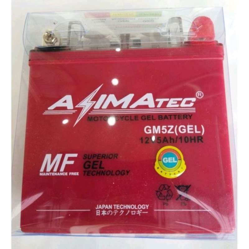 AKI Gel Motor Merk AZIMATEC YTZ-6V