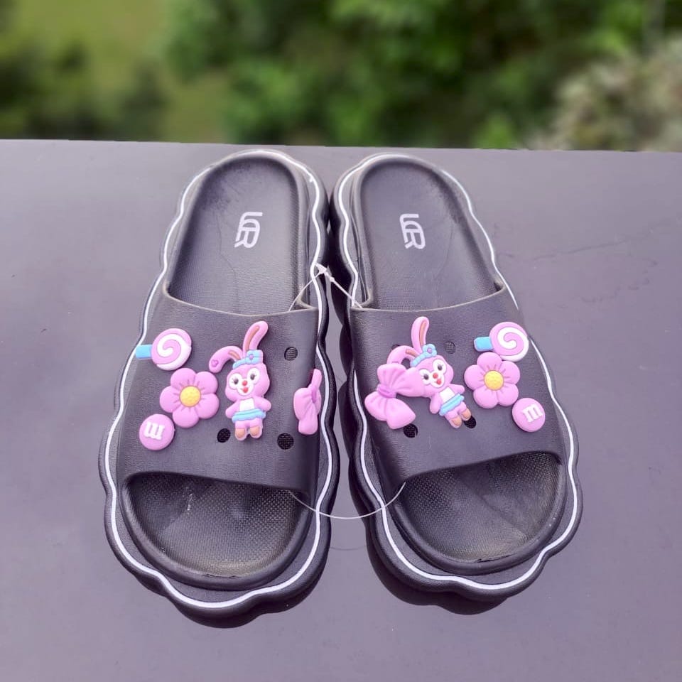 TOKO ERS Sandal Jelly Wanita LDR01 Import Motif Karakter