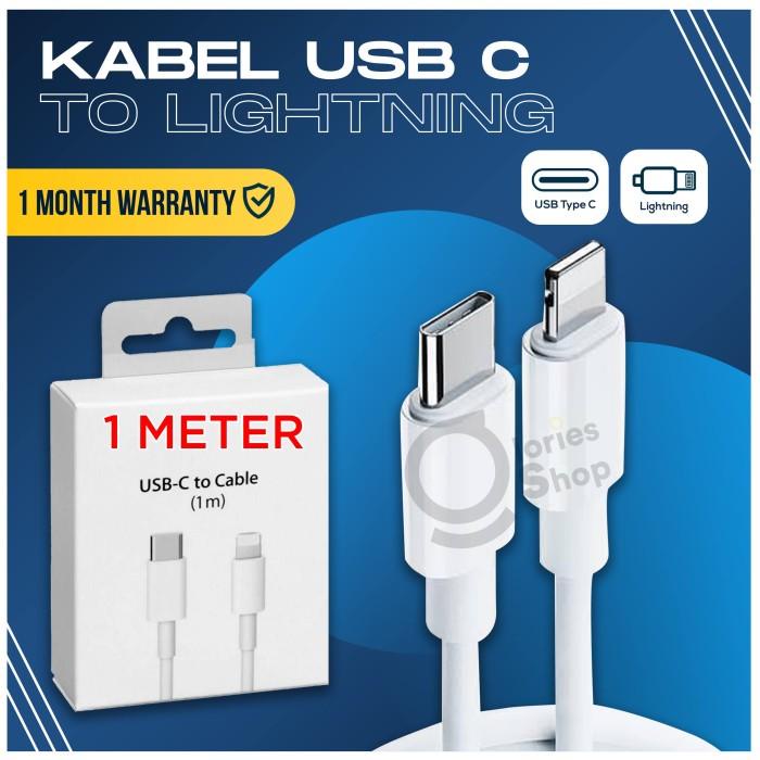 Adaptor Charger Iphone 18W Usb C + Kabel Iphone 11 11 Pro Max Original