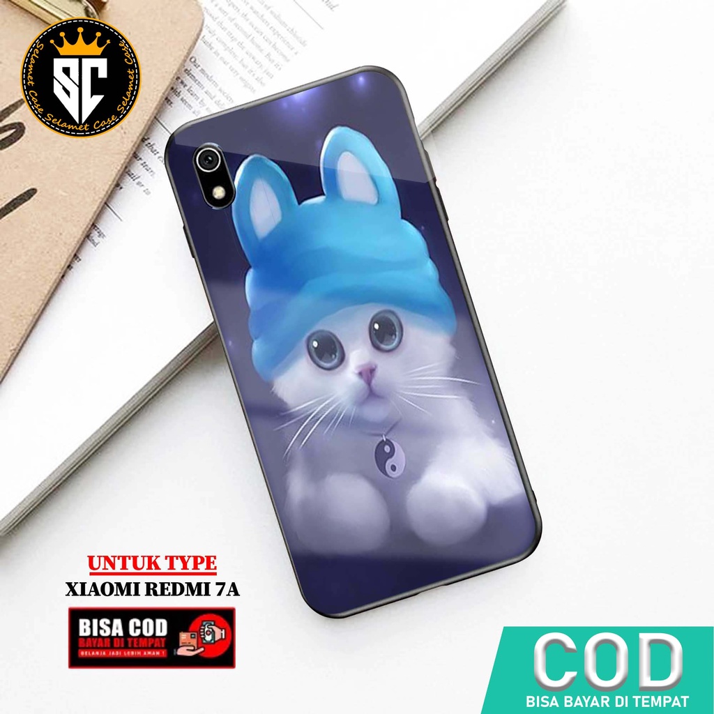Case Xiaomi Redmi 7A Casing Xiaomi Redmi 7A  Selamet Case [CAT] Case Glossy Case Aesthetic Custom Ca