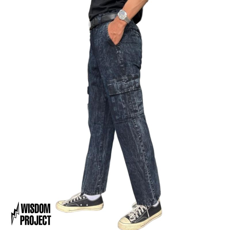 Denim | Cargo Jeans Standar Reguler Fit Stretch | Work Pants Denim