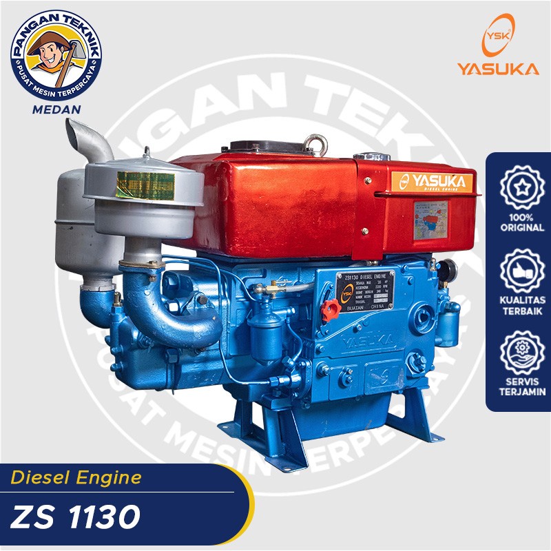 MESIN DIESEL YASUKA | ZS 1130 | MESIN DIESEL 30 PK
