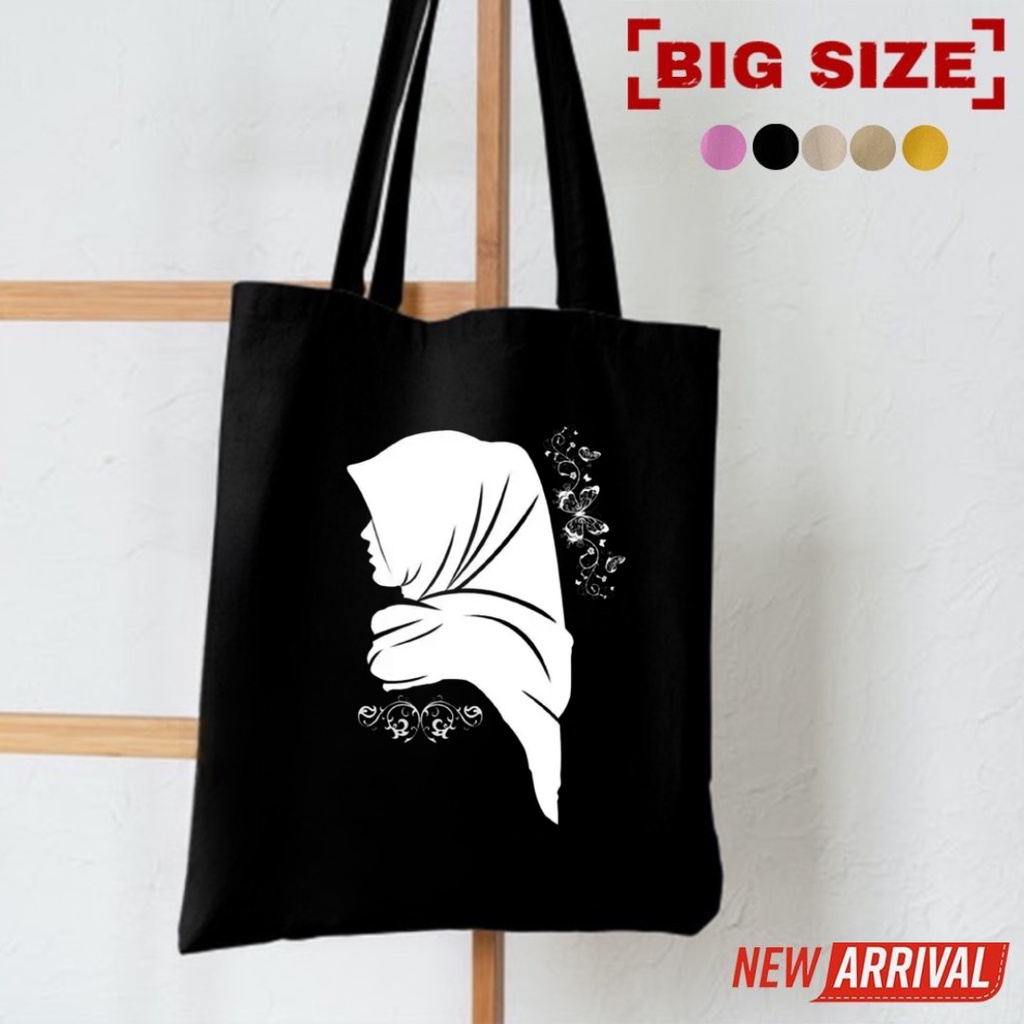 PROMO COD 10.10 - HIJAB TOTEBAG - [RESLETING] SEMI KANVAS RESLETING UKURAN 33x38 CM | TOTEBAG HIJABERS | TOTEBAG ISLAM / MUSLIM | TOTEBAG HITAM | TOTEBAG KREM | TOTEBAG KHAKI | TOTEBAG BIRU MUDA | TOTEBAG PINK | TOTEBAG NAVY | TOTEBAG MAROON ATAU MERAH