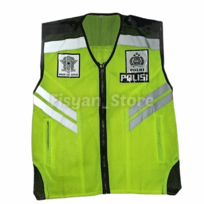 Rompi Polisi Mesh | Rompi Polisi Lalu Lintas | Rompi Polantas Mesh