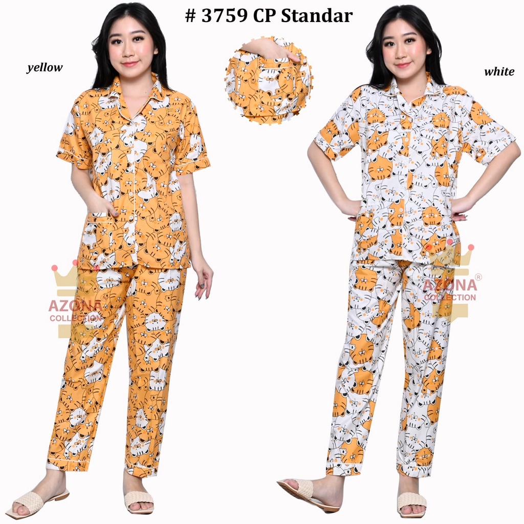 Dtree . baju tidur piyama cp dewasa motif cat new piyama dewasa katun eropa