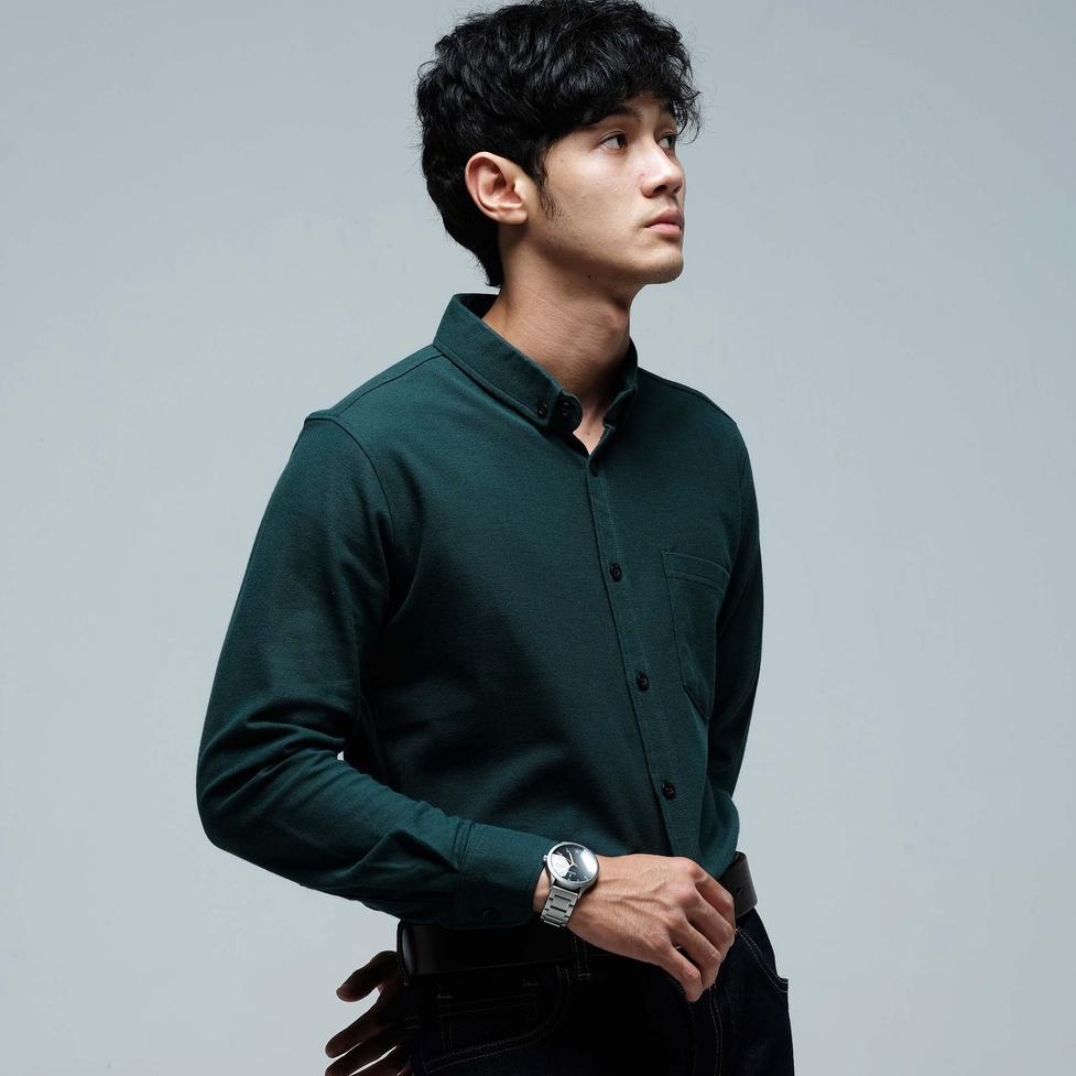 TERPERCAYA JB Long Shirt PSY Emerald Green