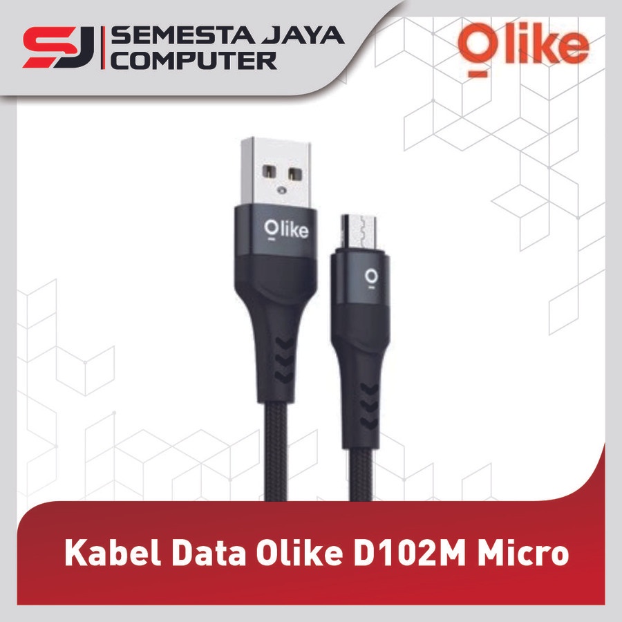 Olike Kabel Data D102M Micro 2.4A Fast Charging