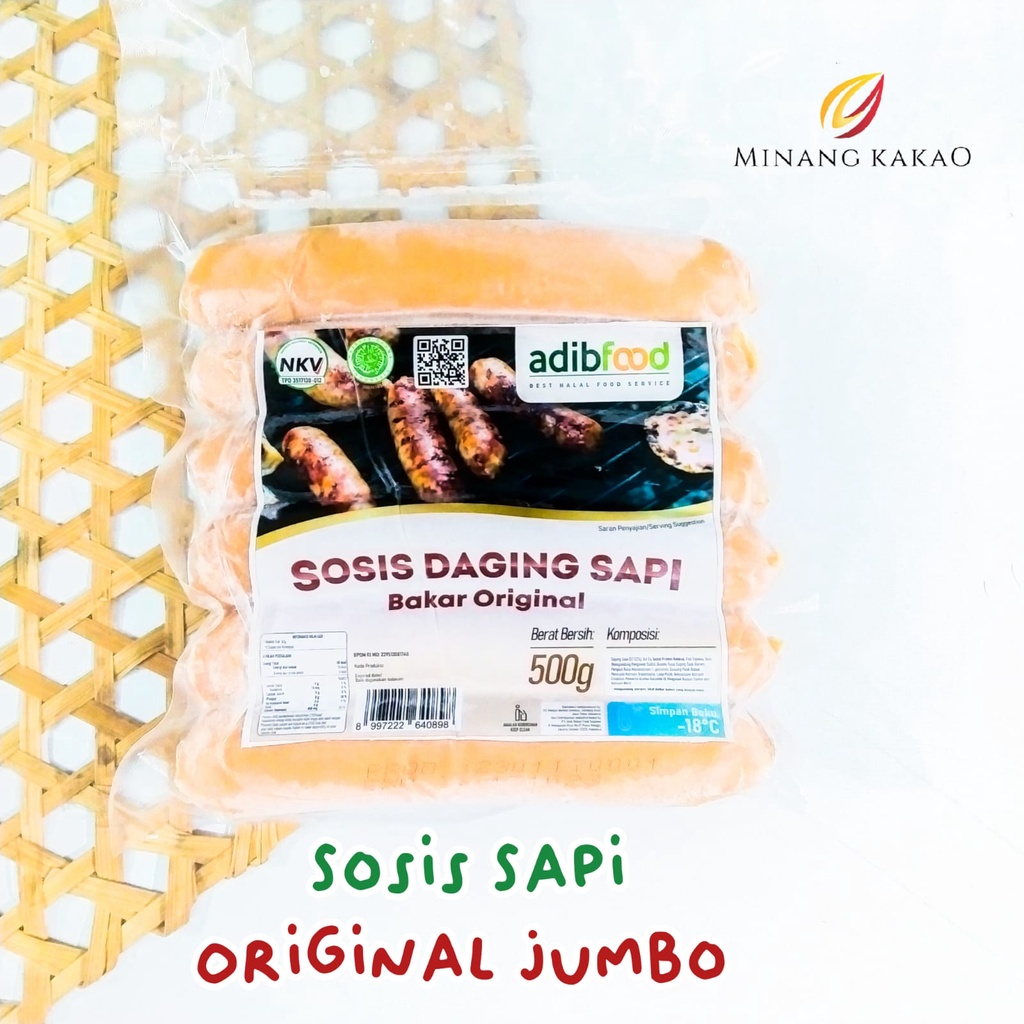 

Sosis Sapi Ori Jumbo 500gr