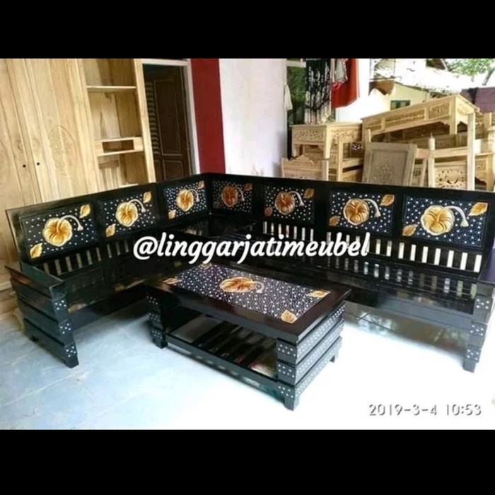 PJ1 Set Kursi Minimalis Set Tamu Jati Kursi Sudut Kursi Minimalis Jepara