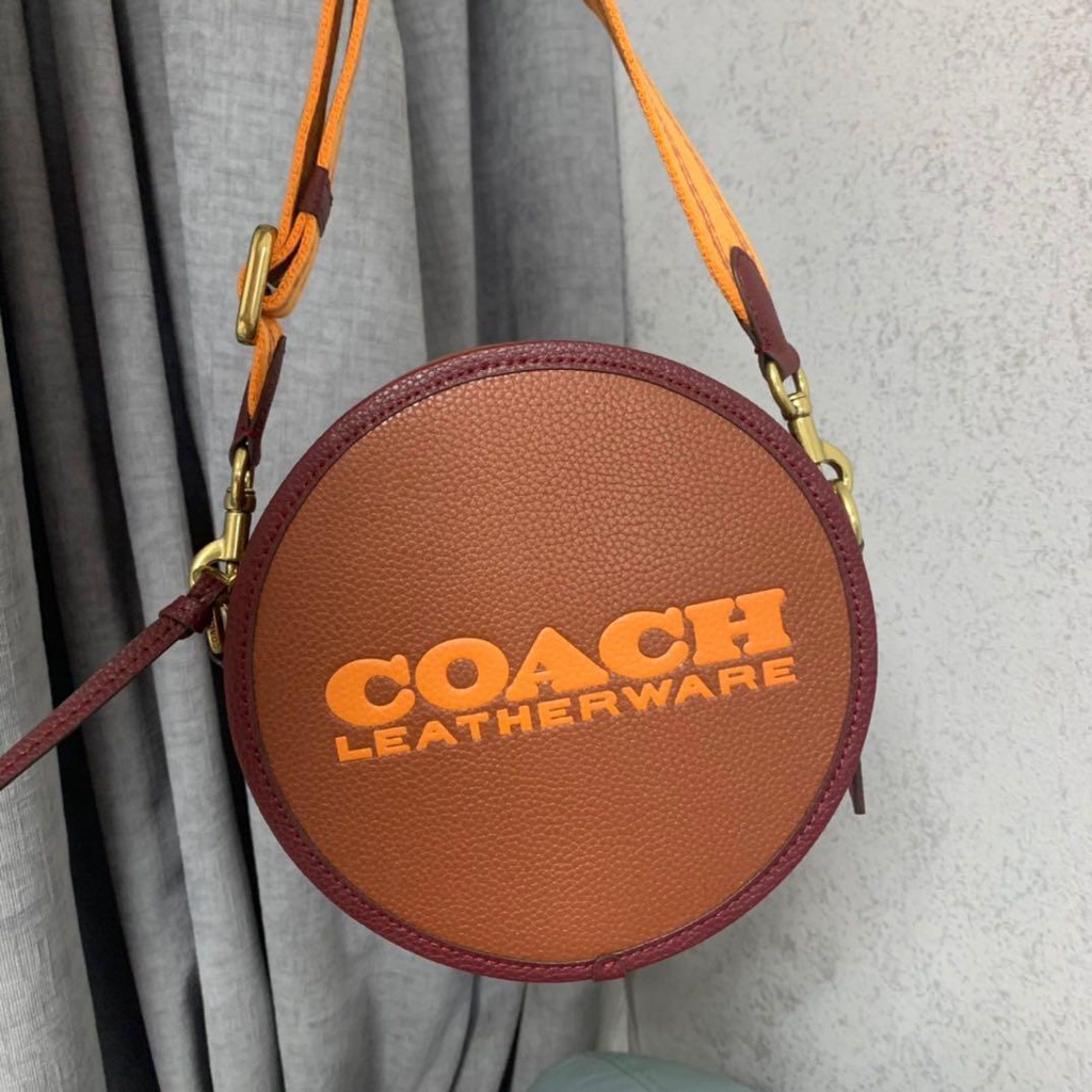 Coach CA098  C6998 Color Matching Kia Round Bag Sling Bag