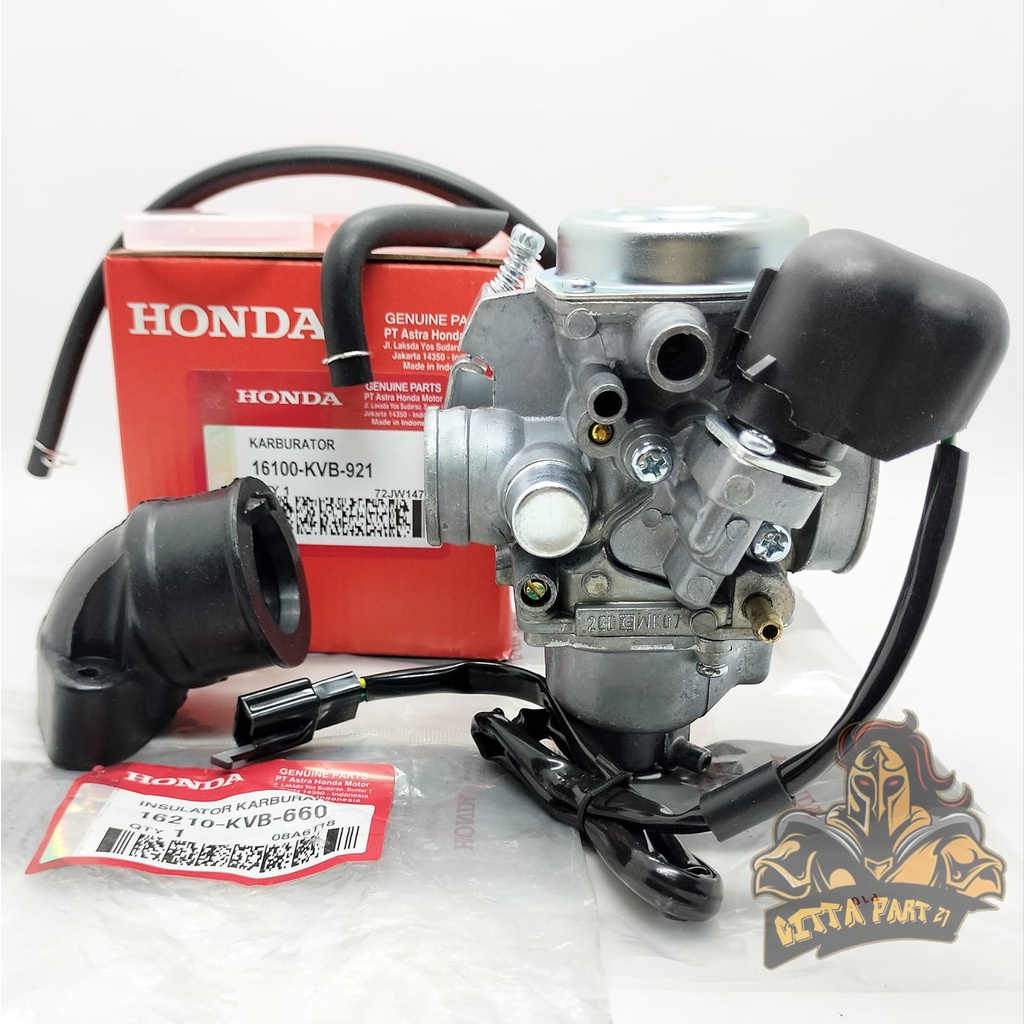 KARBURATOR CARBURATOR SET PLUS MANIPUL HONDA AHM KEIHIN KVB KUALITAS ASLI ORIGINAL HONDA AHM PASTI PRESISI TIDAK BANJIR LANGSUNG LANGSAM AWET DAN DIJAMIN MANTAP VARIO 110 LAMA / VARIO TECHNO / BEAT / SPACY / SCOOPY KVB KEIHIN