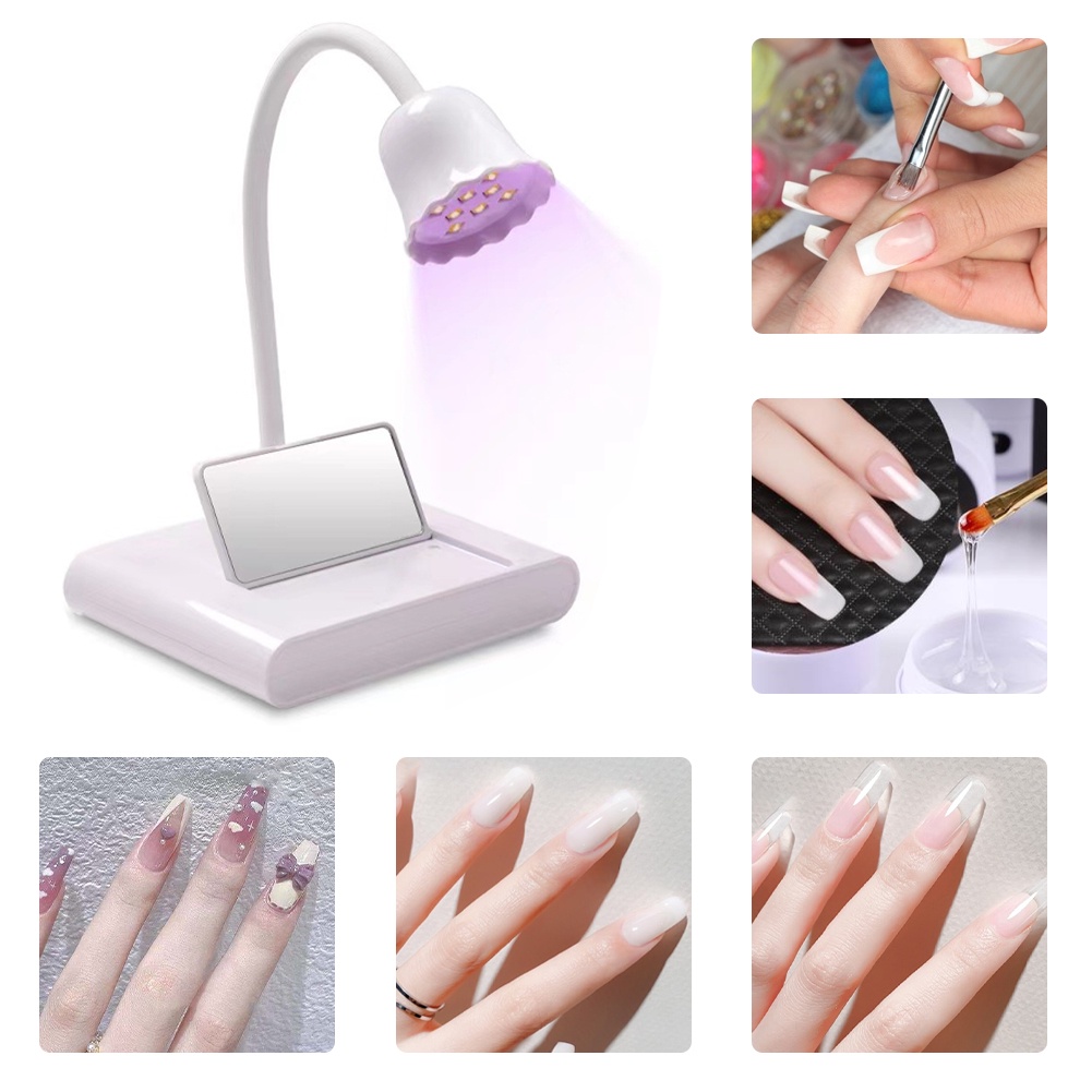 20W UV LED NAIL LAMP EXTENSION  AKSESORIS KUKU Alat Pengering Kutek standing uv lamp pengering kutek gel