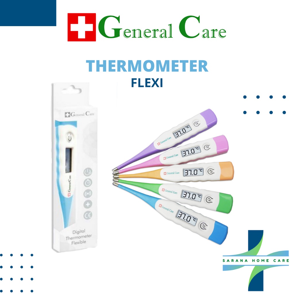 GENERAL CARE Thermometer Flexible/ thermometer digital/pengukur suhu badan/termometer