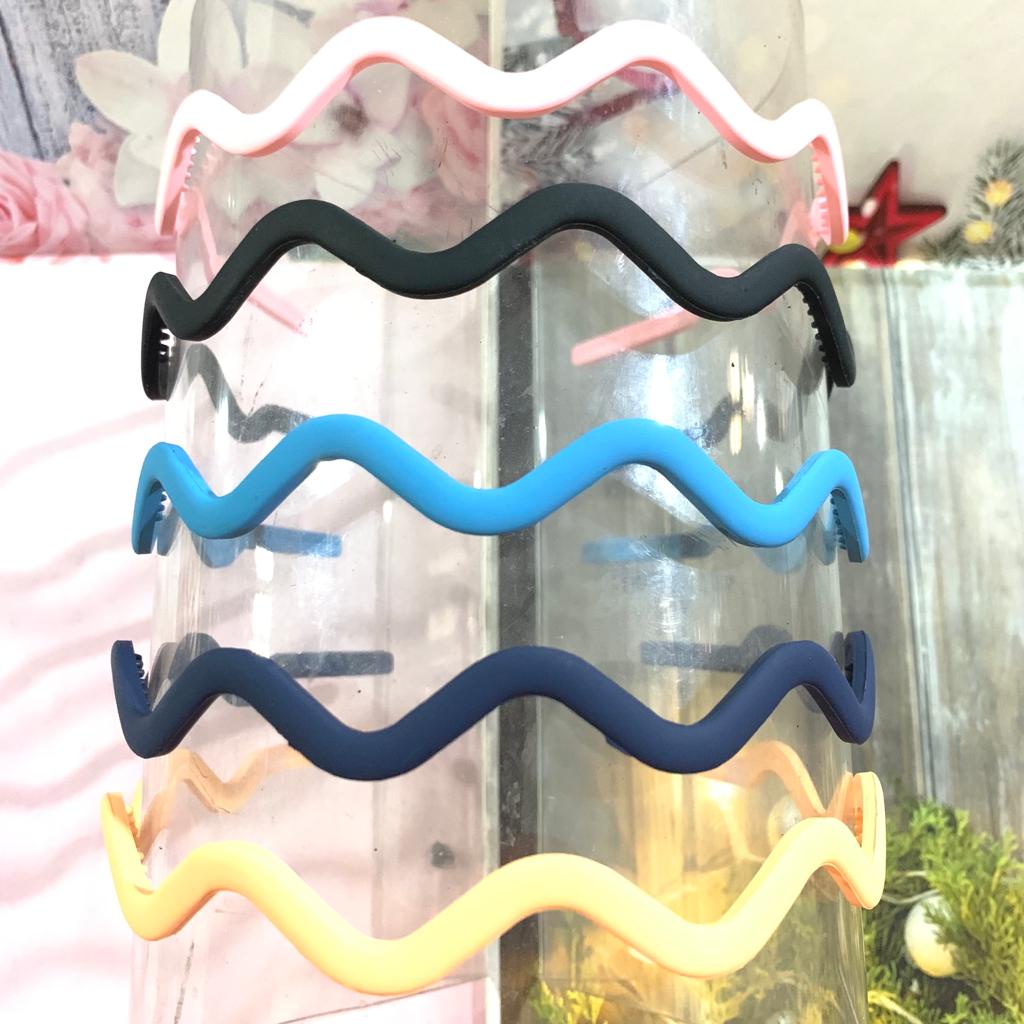 BANDO BENTUK ZIG-ZAG WARNA DOVE