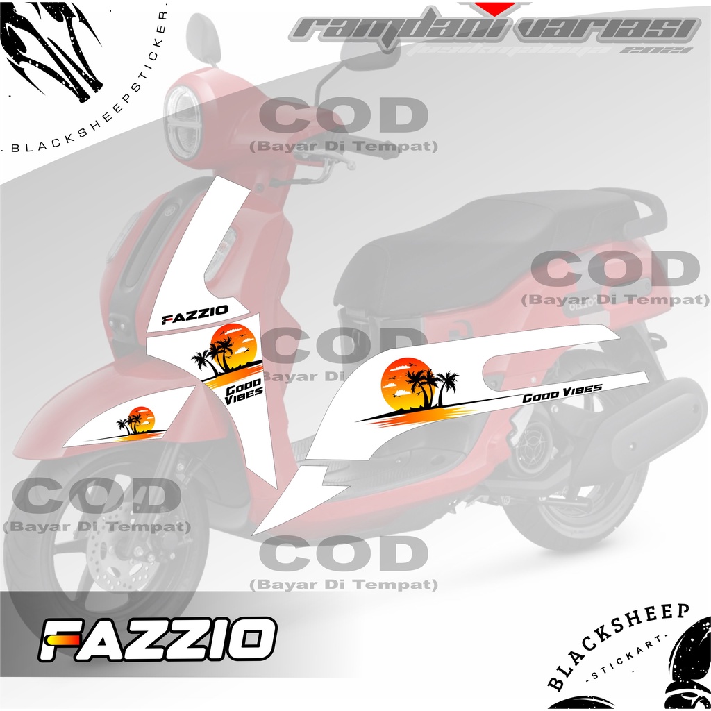 STIKER FAZZIO - STRIPPING FAZZIO - STIKER VARIASI FAZZIO TERBARU