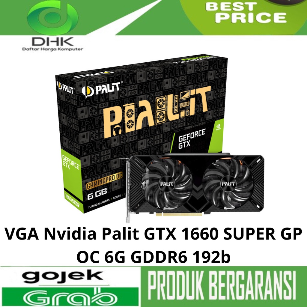 VGA Nvidia Palit GTX 1660 SUPER GP OC 6G GDDR6 192b