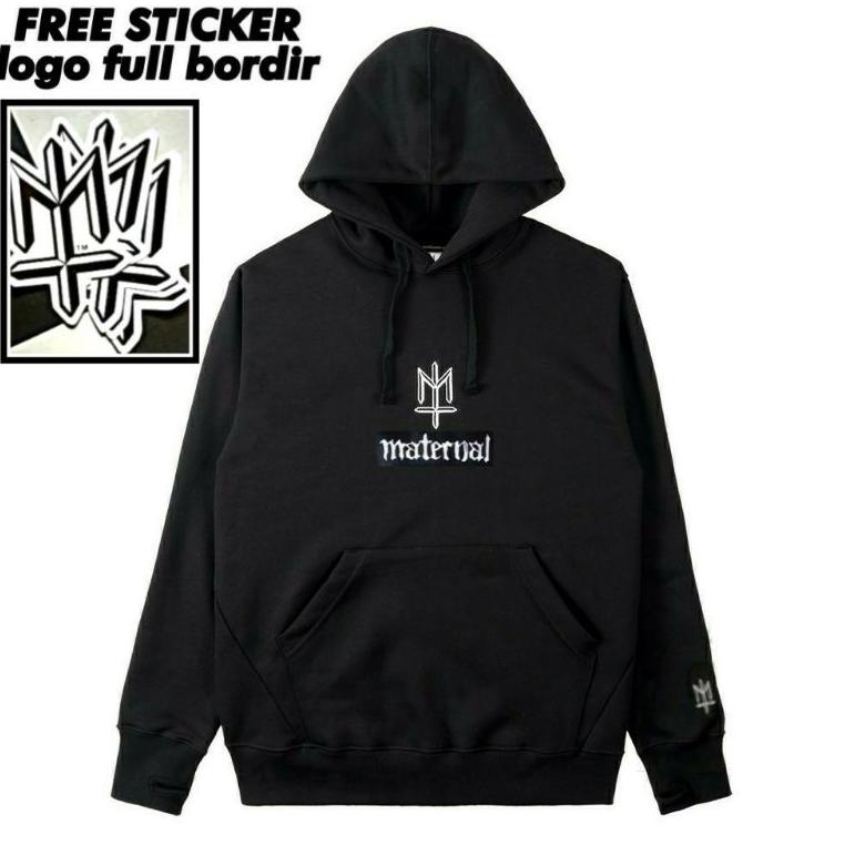 SPECIAL PRICE Jaket Hoodie Maternal Disaster Hitam XXL XL L Jaket Distro