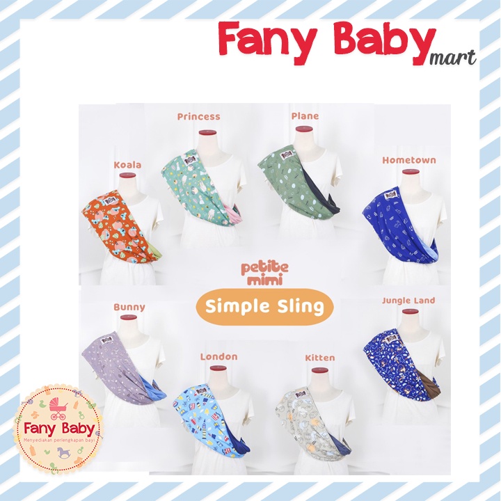 PETITE MIMI SIMPLE SLING MOTIF | GENDONGAN KAOS