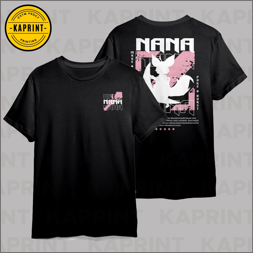 BAJU KAOS T-SHIRT HERO MOBILE LEGEND NANA