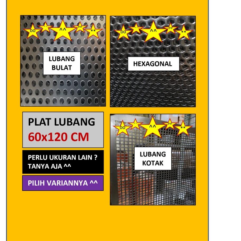 ➭ Plat  - Plat Besi Ram Speaker -  Ram Grill Plat Lubang ☉
