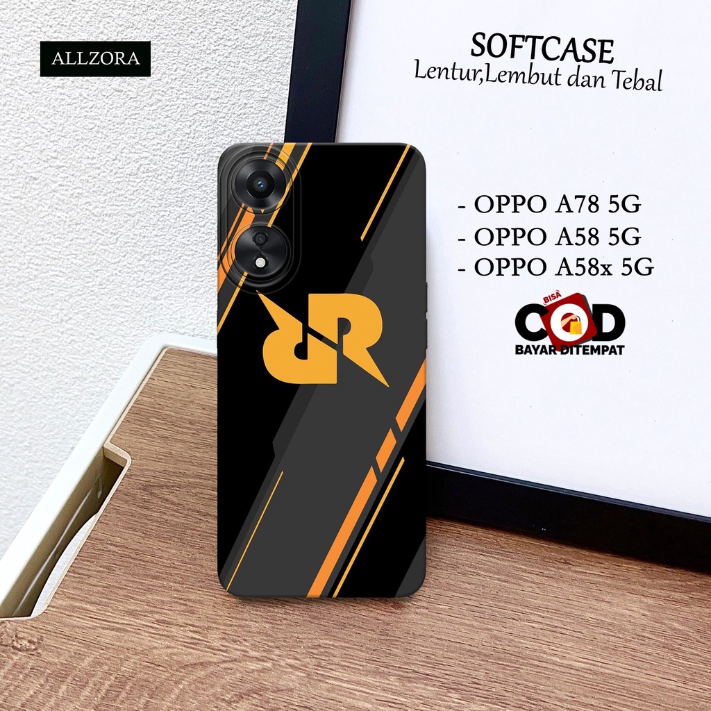 ALLZORA - Case OPPO A78 5G / OPPO A58 5G / OPPO A58x 5G Terbaru - Fashion Case GAMING - Softcase Pro