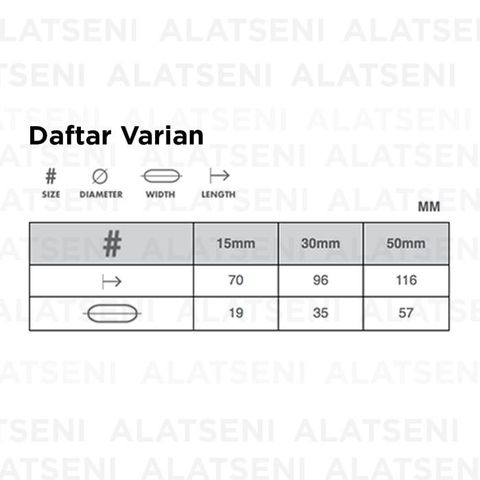 

PRINCETON CATALYST SILICONE BLADE no 1 GREY
