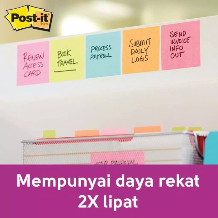

3M POST-IT SUPER STICKY NOTES SUMMER JOY 654-5SSJOY / 5 PAD 3X3 IN ONGKIR NOL